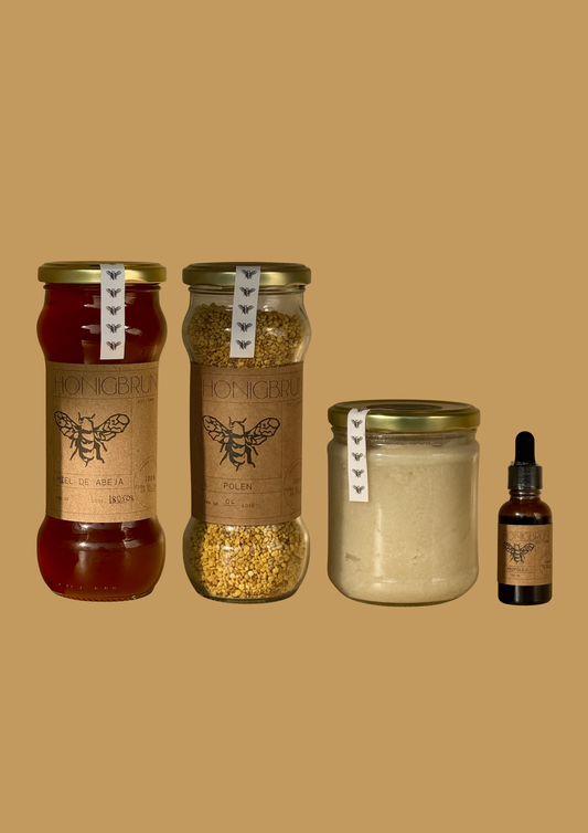 Pack Bienestar / Miel de abeja + Polen + Propóleo + Manteca de cerdo